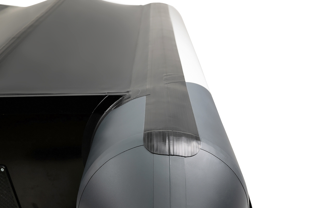 Броня-320 СК слань+киль белый-серый (Лодка ПВХ под мотор с усилением)