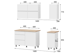 Кухня «Токио» 160 см