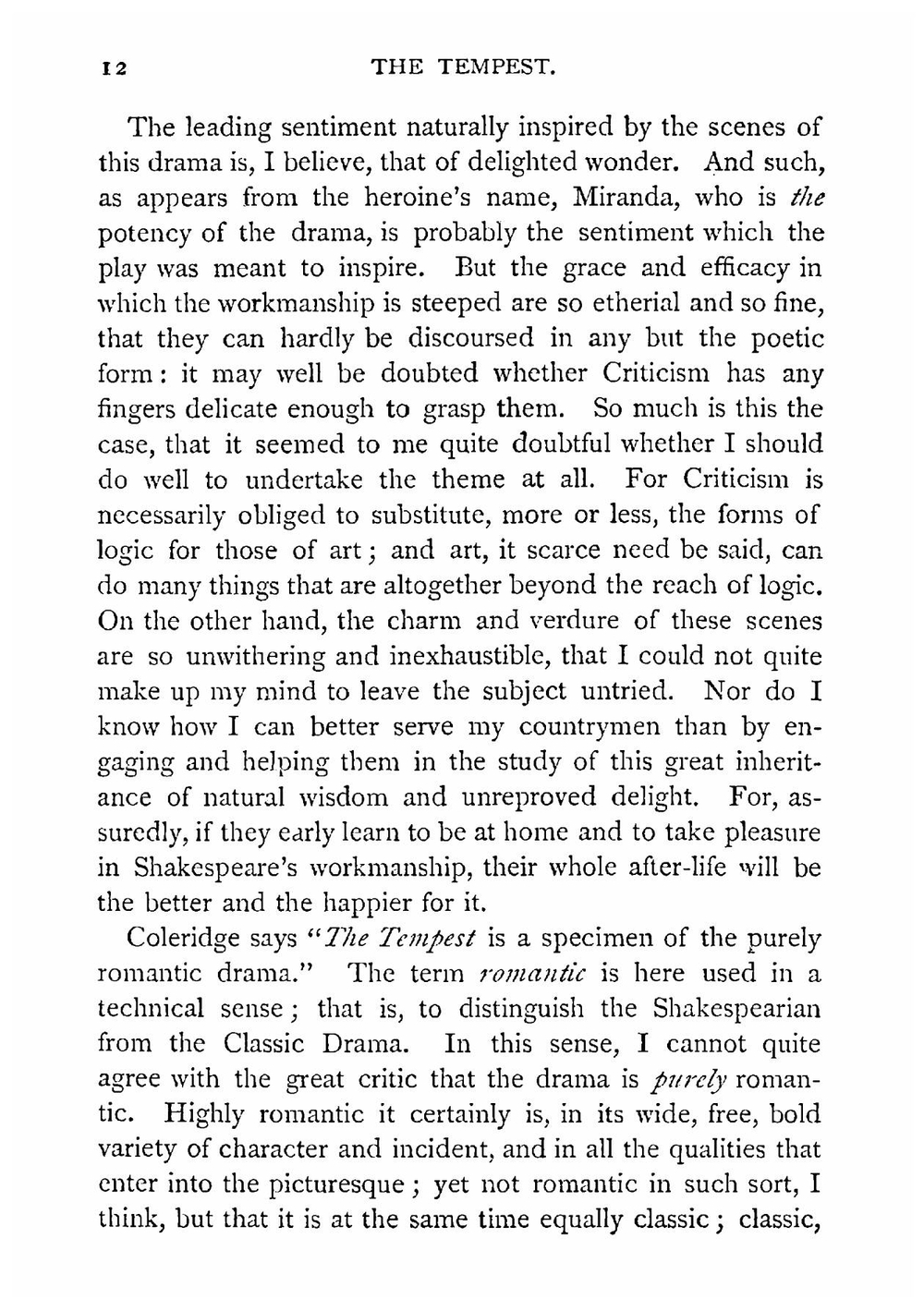 Shakespeare's The tempest. With introduction, and notes explanatory and critical. For use in schools and classes | Уильям Шекспир
