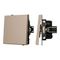 Механизм звонкового выключателя SWT-TENDO-MKR1-PL-GD (230V, 10A) Arlight 054145