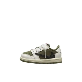 Детские кроссовки Air Jordan 1 Retro Low OG SP x Travis Scott 'Medium Olive' DO5441-200