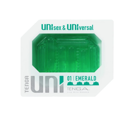 Мастурбатор Tenga Uni Emerald