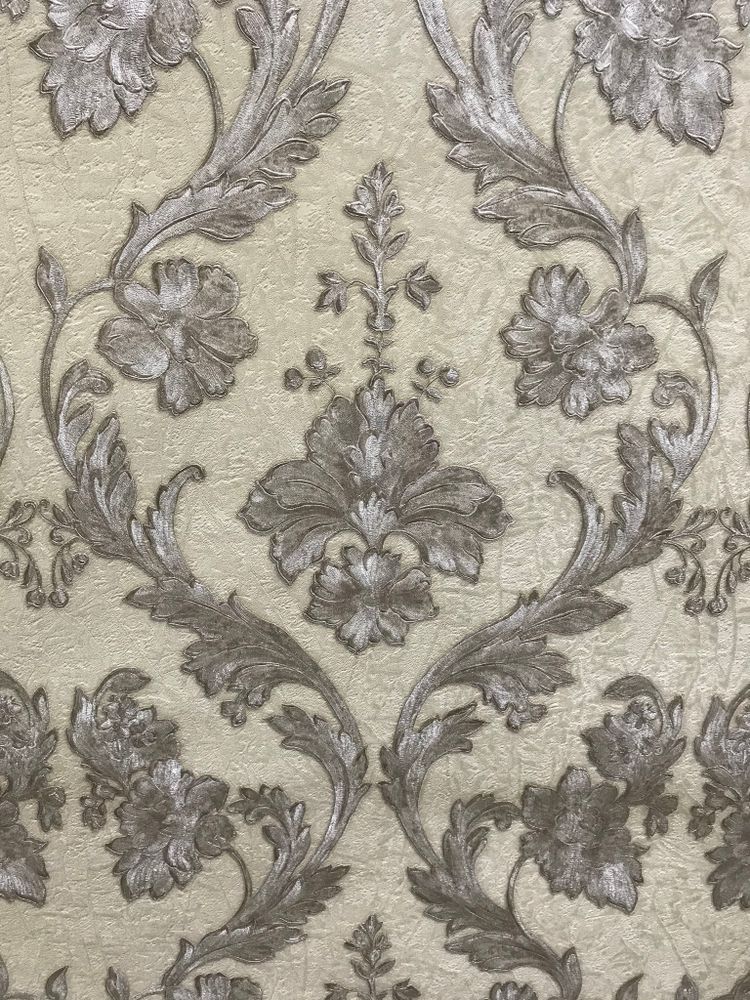 ОБОИ ART винил КОМПАКТНЫЙ на флизе 1,06х10 СЕРЕБРО НА ОЛИВ