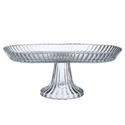 БЛЮДО НА НОЖКЕ ОВАЛЬНОЕ 28*14*12 СМ