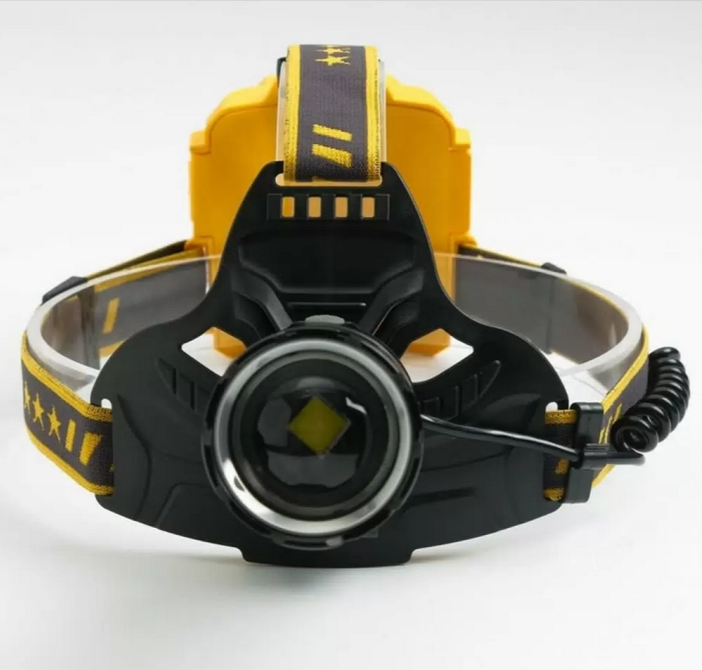 Фонарь Огонь HТ-3077-P90 налобный яркий 200W