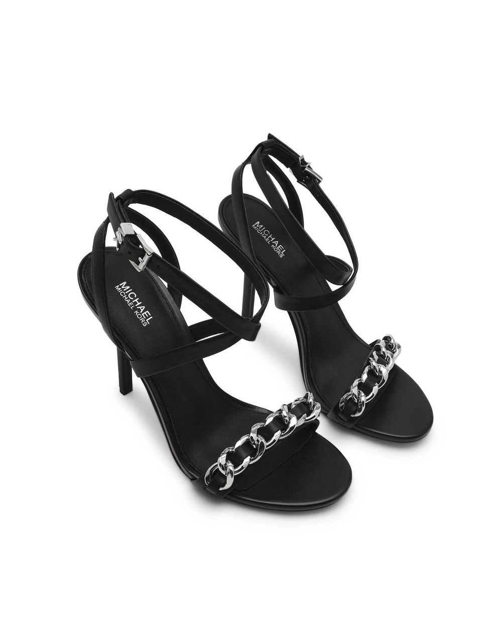 Кожаные босоножки на шпильках asha Michael Kors - черный(40S3ASHS3L)