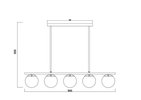 Подвесная люстра Freya Zing FR5199PL-05BS