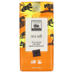 Endangered Species Chocolate, Овсяное молоко, морская соль + темный шоколад, 75% какао, 85 г (3 унции)