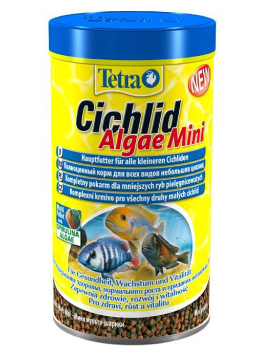 Корм для рыб TetraCichlid Algae Mini корм для всех видов цихлид 500 мл