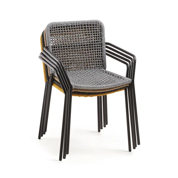 Стул Boomer серый | La Forma | Купить в Hallberg.ru