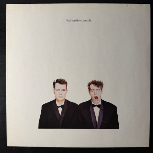 Pet Shop Boys ‎– Actually (Европа 1987г.)