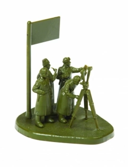 Советский штаб в зимней форме