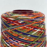 Caliza - Italy Stock- 75% шерсть, 25% п/а; 420м/100гр., мультиколор красный