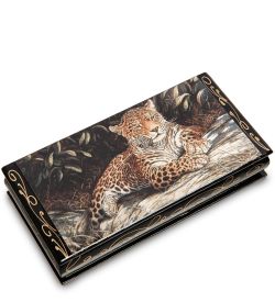 Народные промыслы ШК-11/12-F Шкатулка-купюрница в технике декупаж (8х17х4)