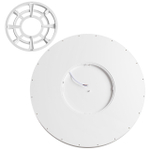 7659/48L MITRA LED SN 551 Светильник пластик/белый LED 48Вт 3000/4000K D600 IP40 ALFA WHITE