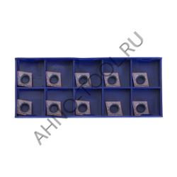 Пластина твердосплавная ISO CCMT09T308-MFA APM20B AHNO по жаропроч. и нерж.стали, получистовая