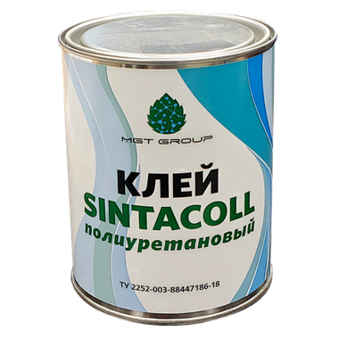 Клей для ПВХ Sintacoll 18% 1л (0.7кг) Полиуретановый Универсальный