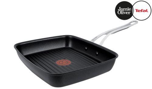 Сковорода-гриль квадратная Tefal Jamie Oliver 23х27 см E2114173
