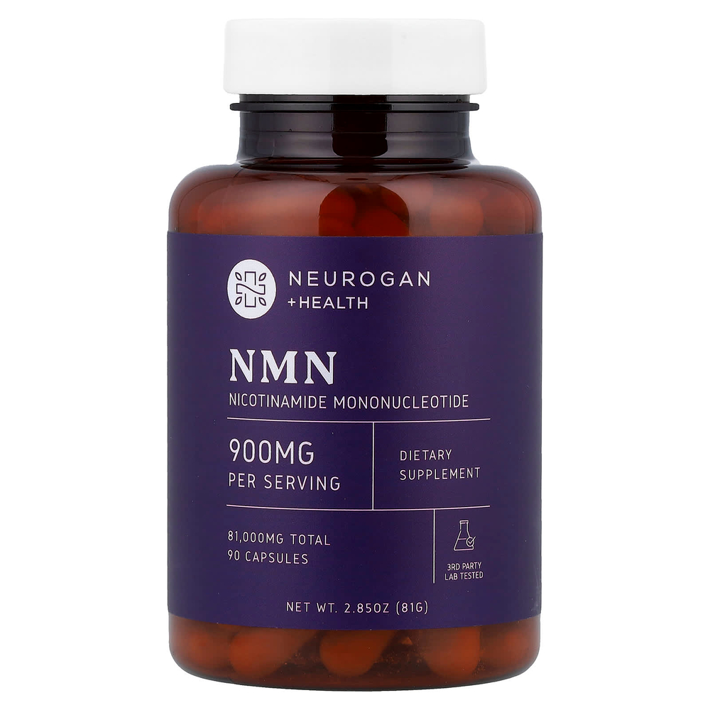 Neurogan Health, NMN, 900 мг, 90 капсул, 81 г (2,85 унции)