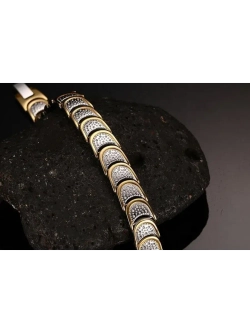 Магнитный браслет из титана