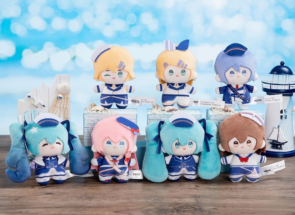 Рандомный брелок Blind Box Hatsune Miku Song of the Tides Plush Nunu Doll Pendant