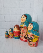 Матрешка "с курочкой" традиция 5мест