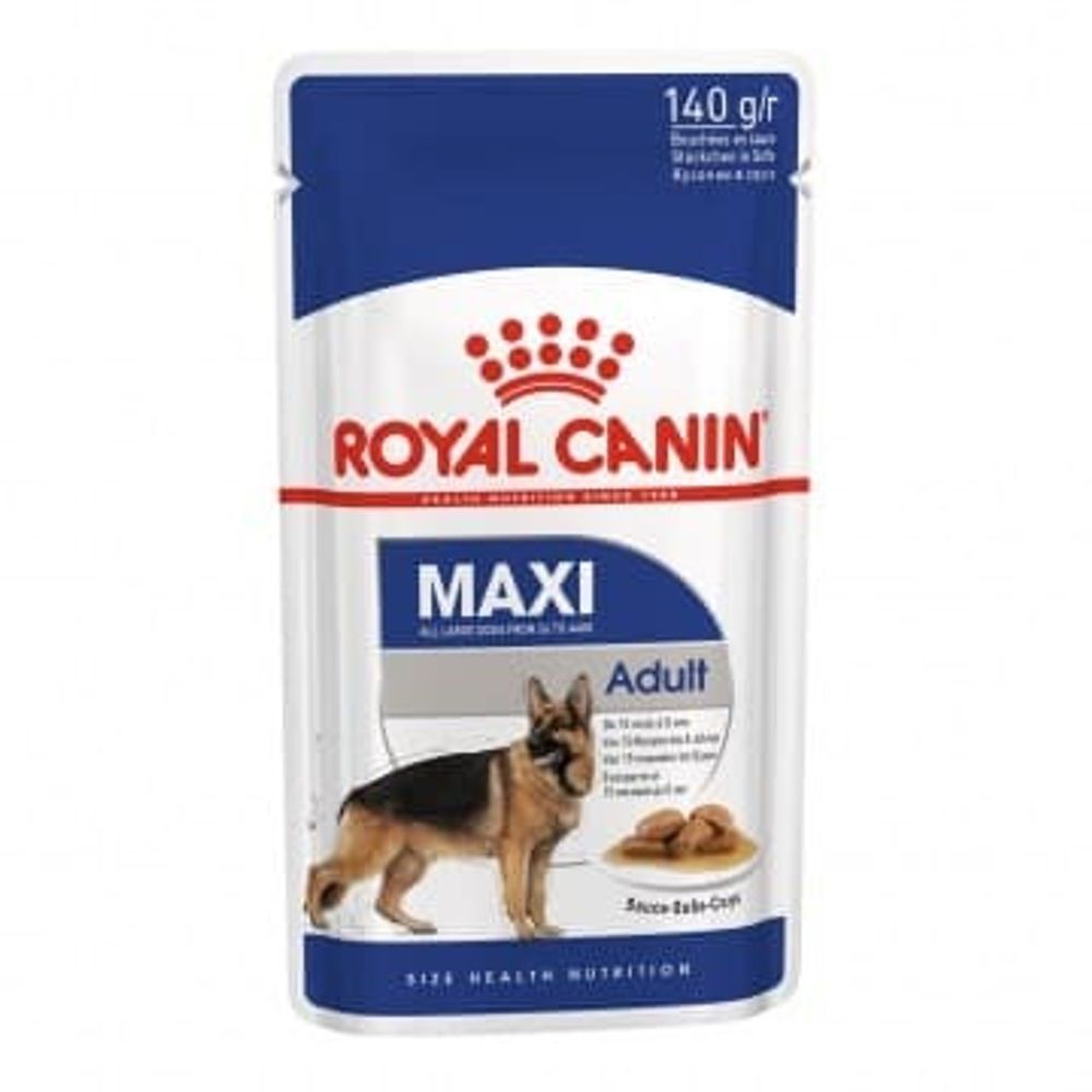 Royal Canin 140г Maxi Adult корм д/собак крупных пород  соус