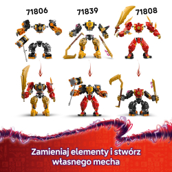 Конструктор LEGO Ninjago 71839 Боевой мех спинджитцу Арина — фото 7