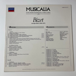 Винтажная виниловая пластинка LP Musicalia 20. Bizet Жорж Бизе (Испания 1986) Кармен, Арлезианка