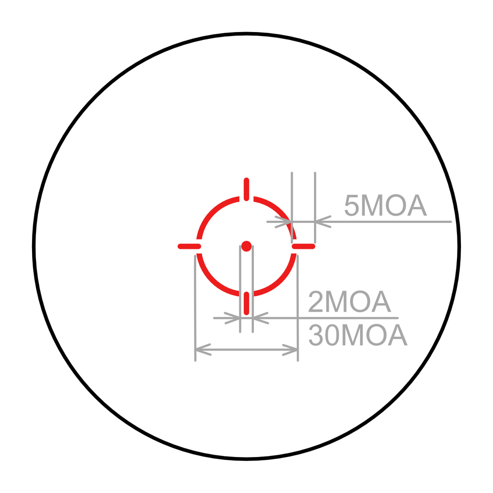 Прицел коллиматорный Veber MultiDot 130 Solar - фото 12