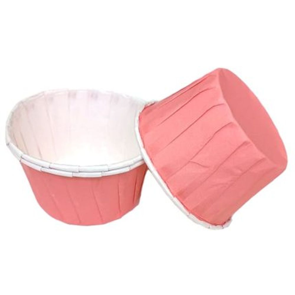 Капсула для капкейков с ламинацией 50*40 мм (коралловый) 10 шт