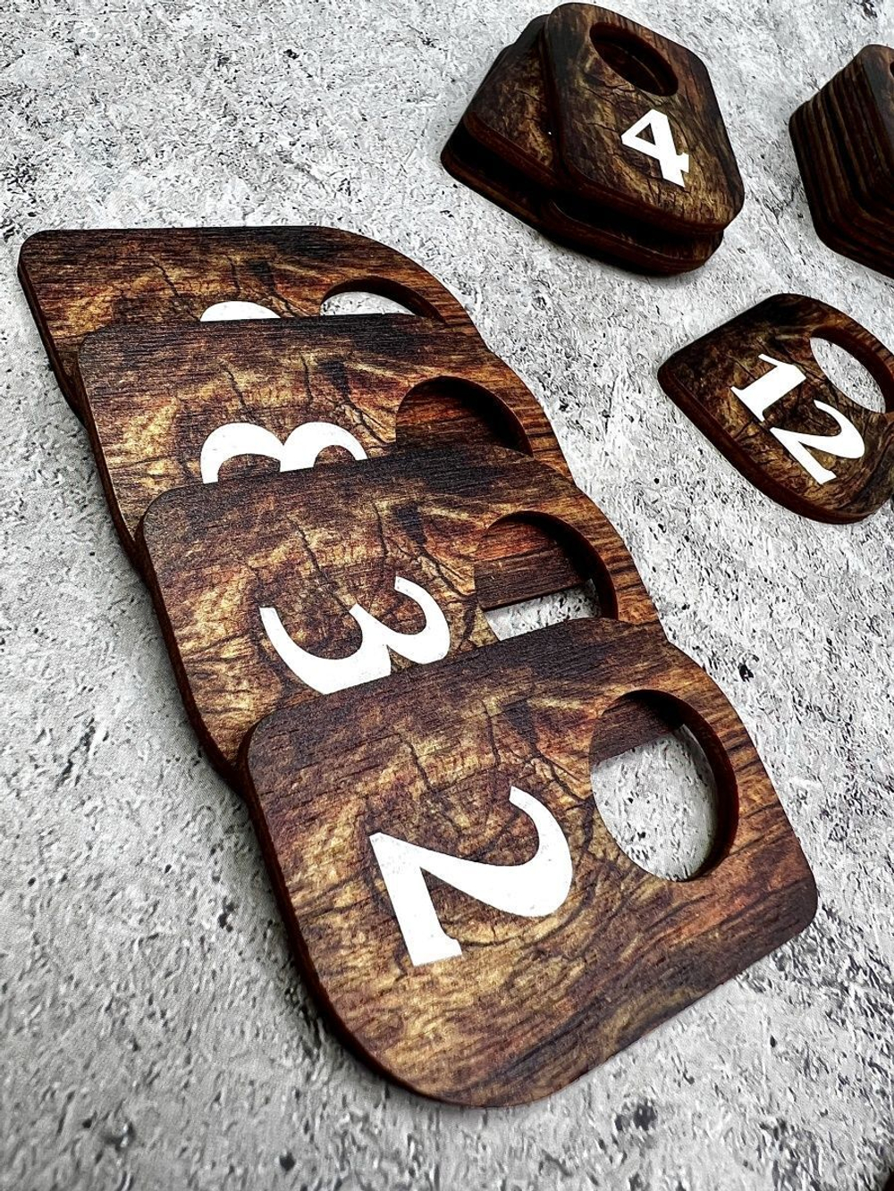 Номерки для гардероба 4х6 см