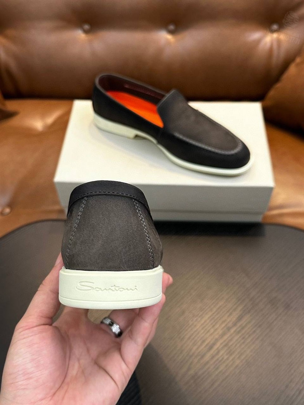 Лоферы Santoni