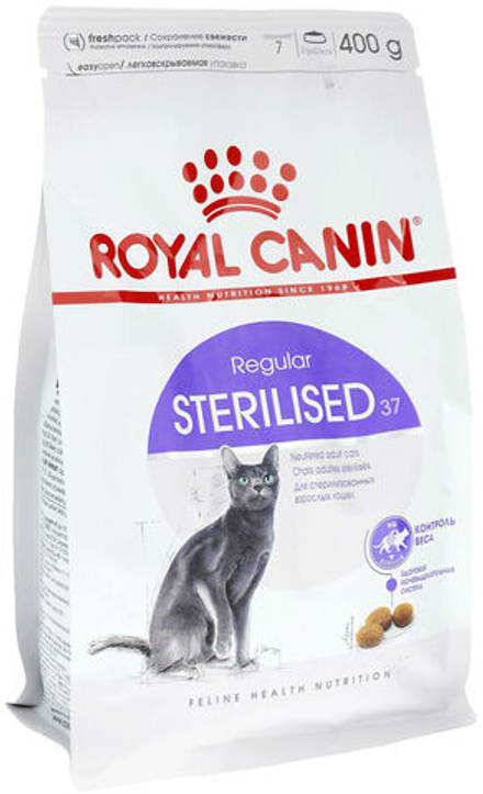 Royal Canin 400г Sterilised 37 Сухой корм для стерилизованных кошек