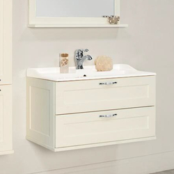 Тумба под раковину Акватон Леон 80, дуб белый