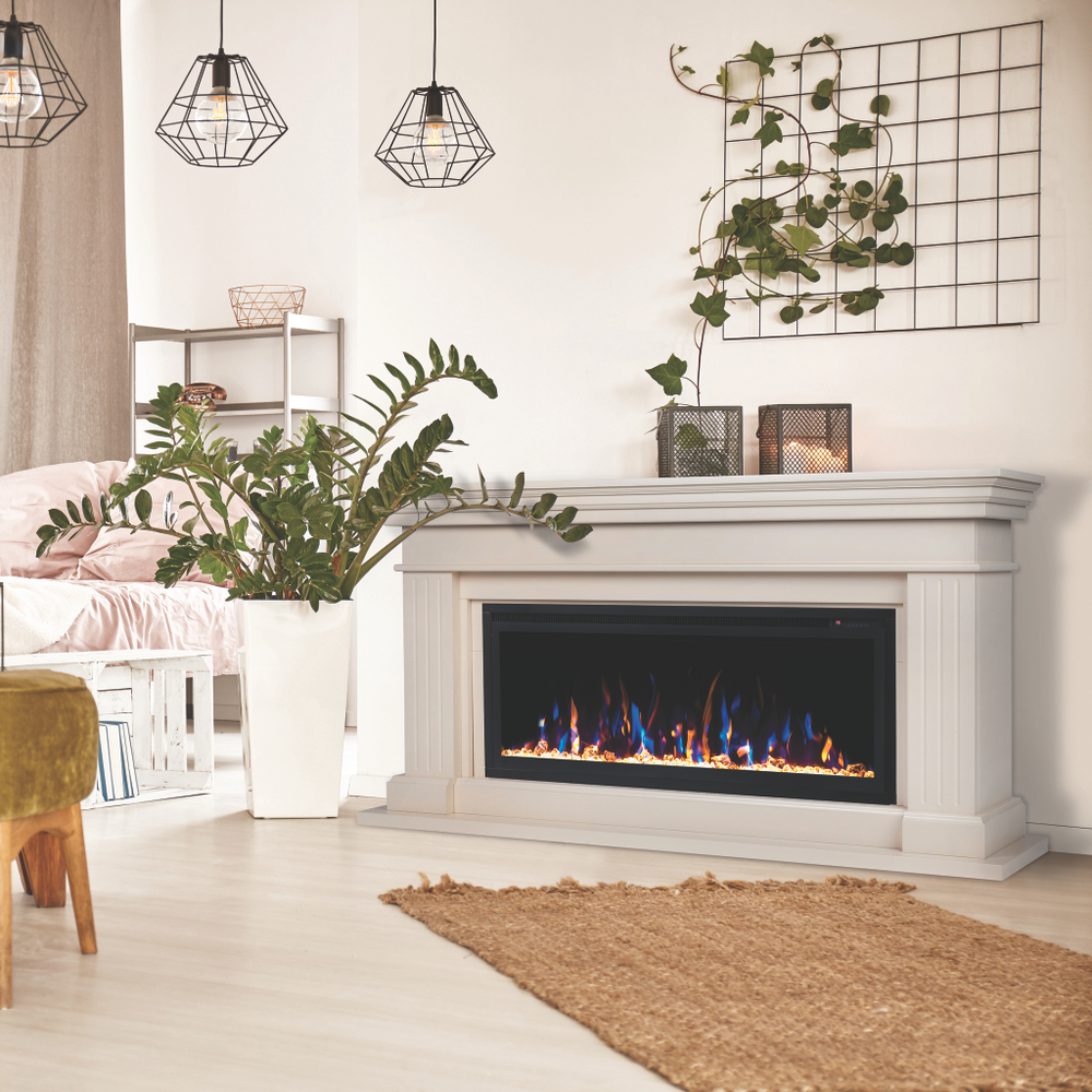 Каминокомплект Real Flame Ontario 42/BV WT с очагом Saphir 42