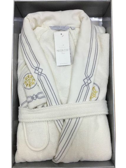 ELEGANZE махровый мужской халат с тапочками Maison Dor Турция