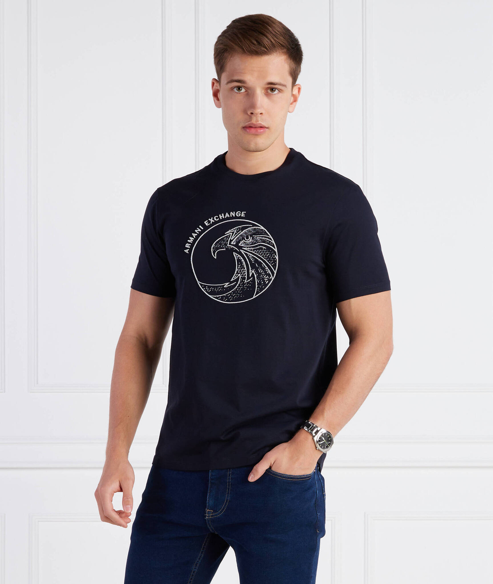 Футболка Armani Exchange - темно-синий(3RZTRD ZJ9AZ)