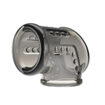 Дымчатая насадка на пенис и мошонку