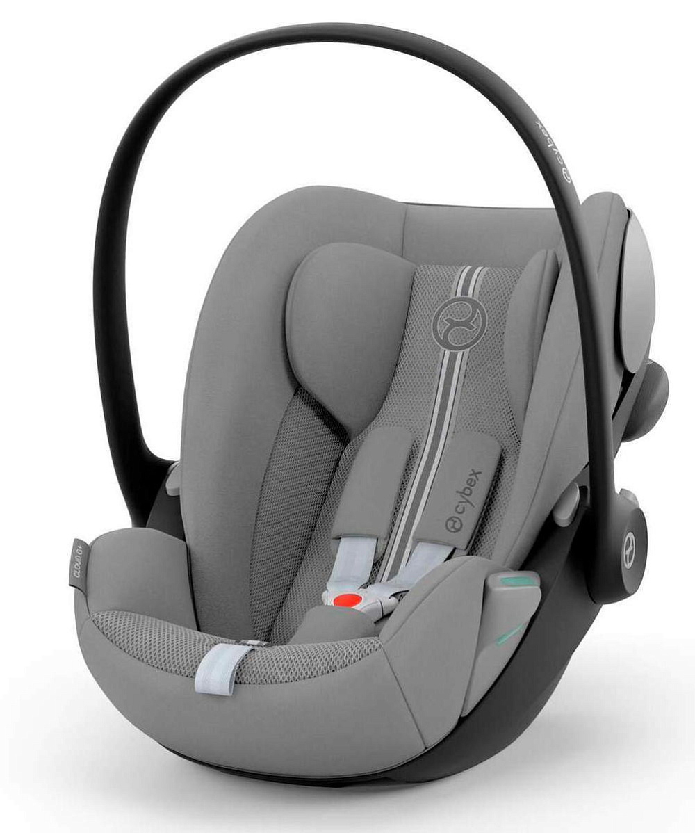 Коляска Cybex Priam IV Matt Black complete и автокресло Cloud G i-Size Stone Grey Plus 3 в 1 Sepia Black