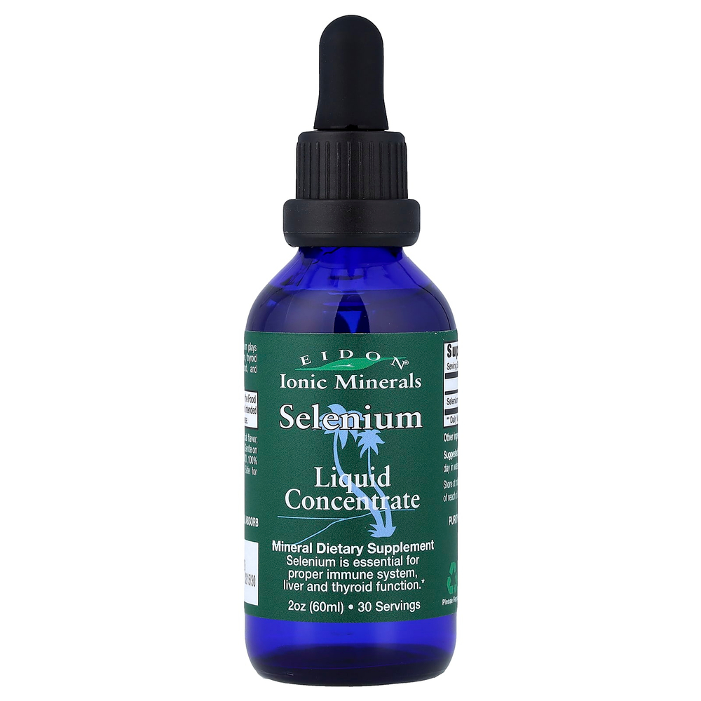 Eidon Ionic Minerals, селен, жидкий концентрат, 60 мл (2 унции)