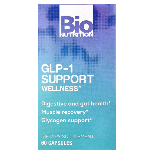 Bio Nutrition, GLP-1, поддержка хорошего самочувствия, 60 капсул