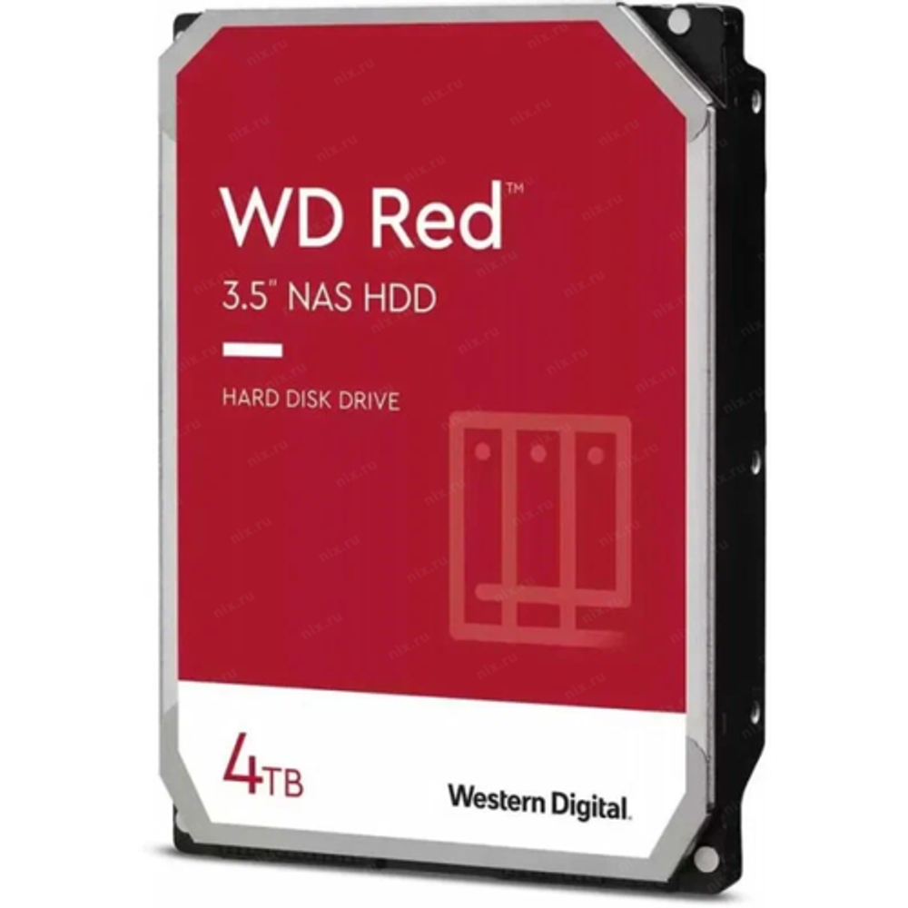 Жесткий диск 4000Gb WD Caviar Red (NAS) 5400 rpm 64Mb SATA3 (6GB/s) ( WD40EFPX )