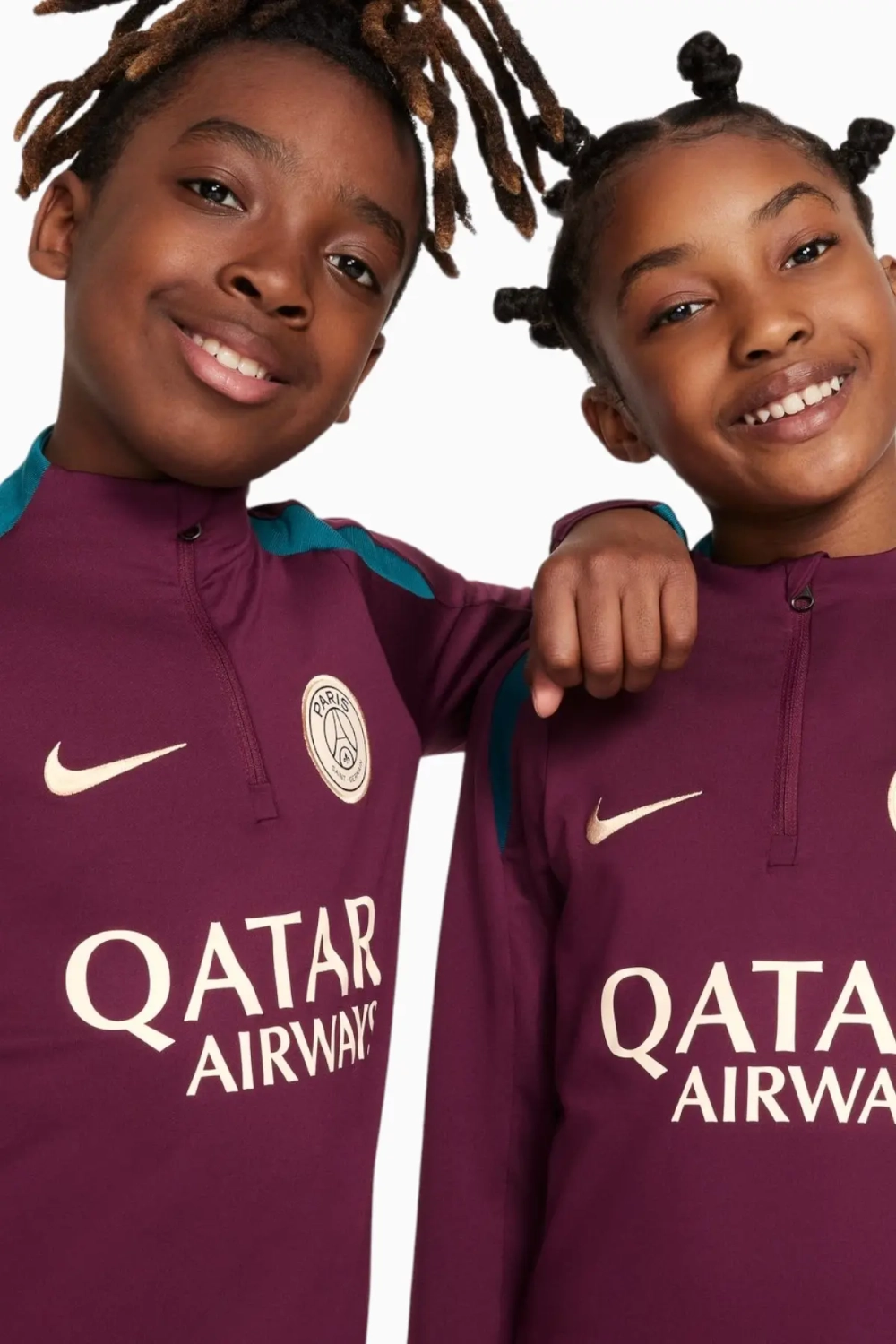 Кофта Nike PSG 24/25 Strike Junior - Бордовый