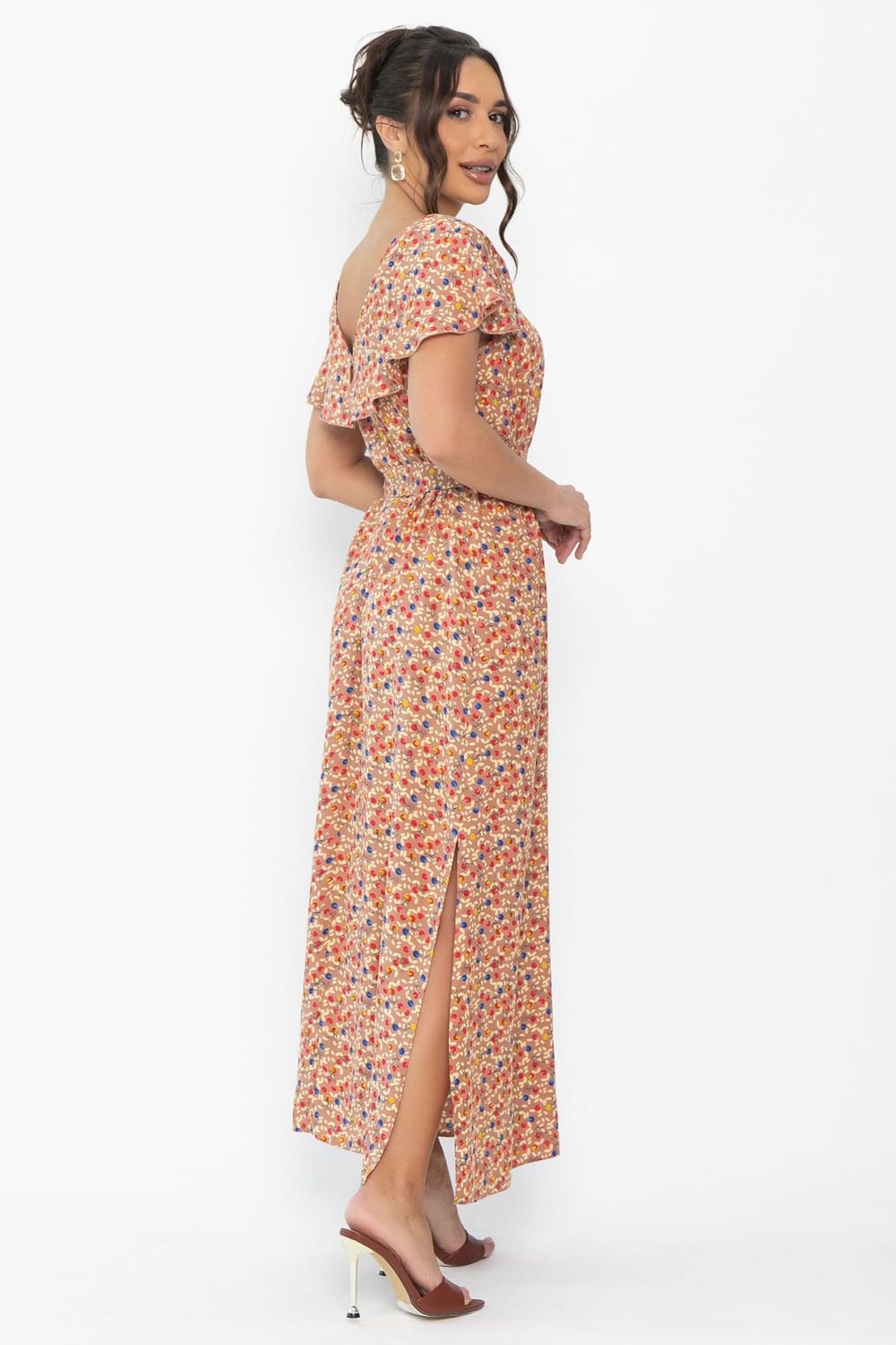 Платье Вечер свиданий (светло-коричневое) П13882-16М LT Collection