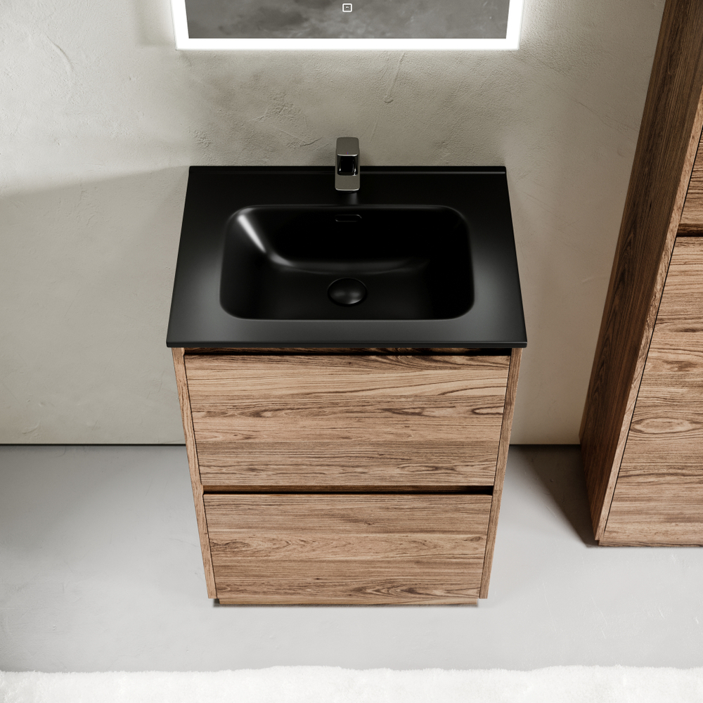 Тумба с раковиной Sancos Libra Floor 60 см LB60FECH дуб чарльстон