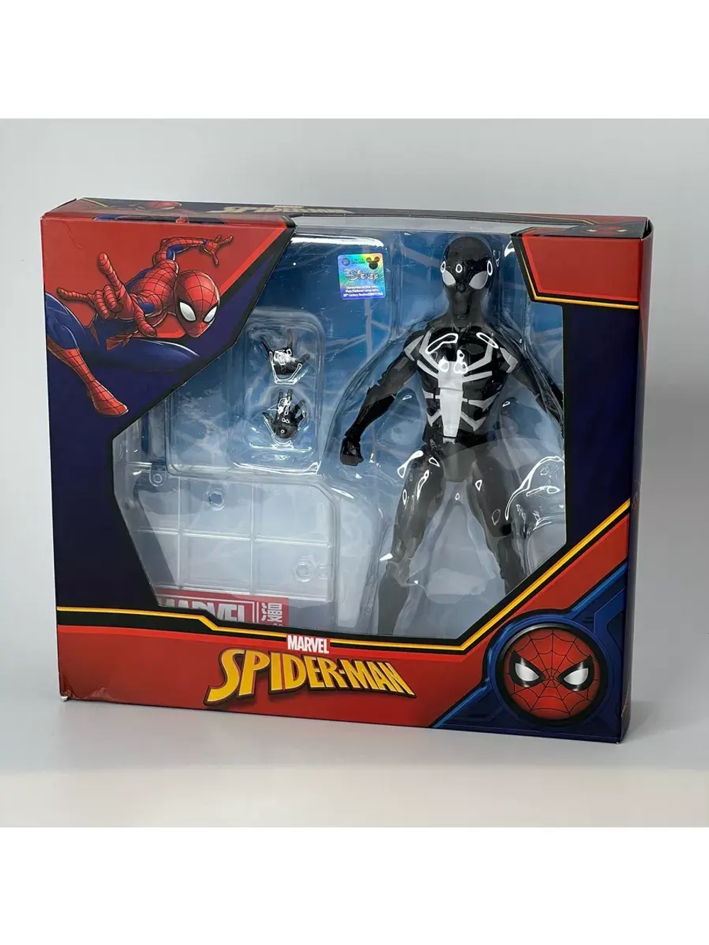 Фигурка Человек-паук Marvel ZD Toys 1902-02 чёрный