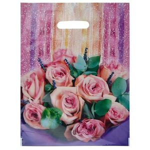 Пакет прорубная ручка Россия 31*40 см 60 мкм ПВД Милори 1 шт/уп 500 шт/кор