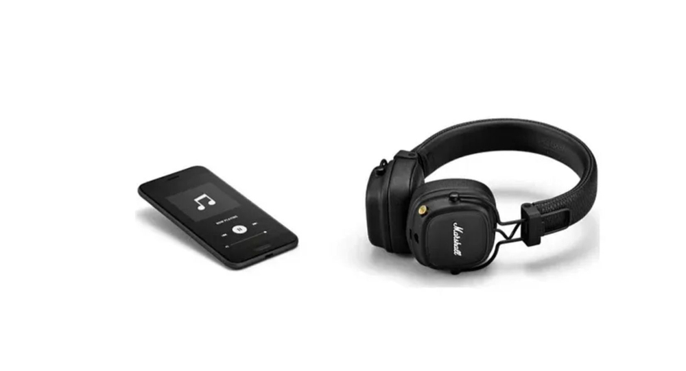 Беспроводные наушники накладные Marshall Major IV Bluetooth Черные