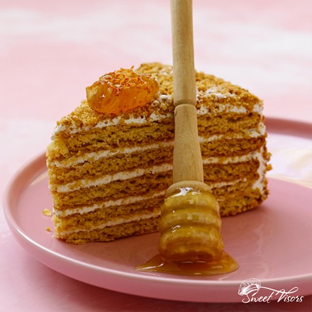 "Медовый пух" (начинка торта)